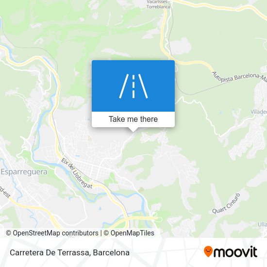 Carretera De Terrassa map
