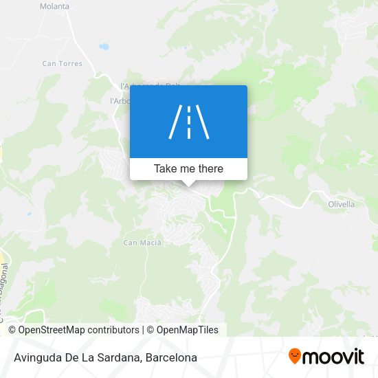 Avinguda De La Sardana map