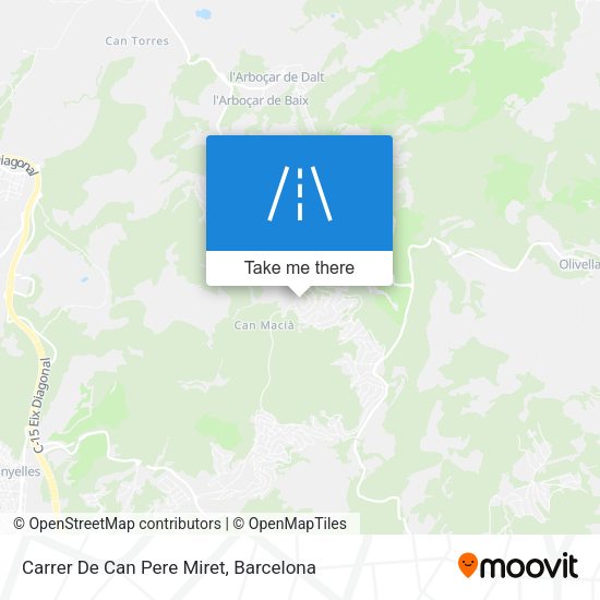 Carrer De Can Pere Miret map