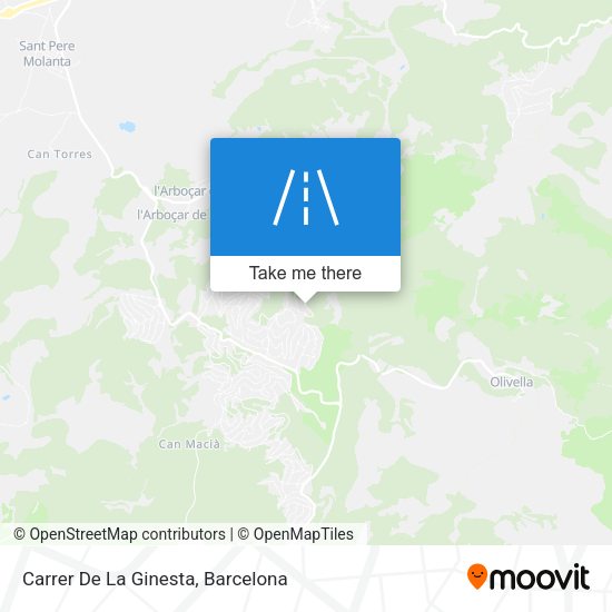 Carrer De La Ginesta map