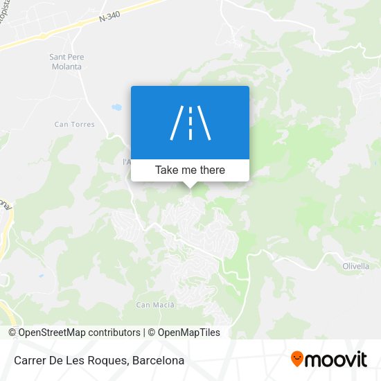 Carrer De Les Roques map