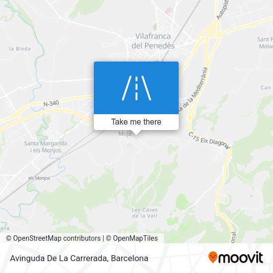 Avinguda De La Carrerada map