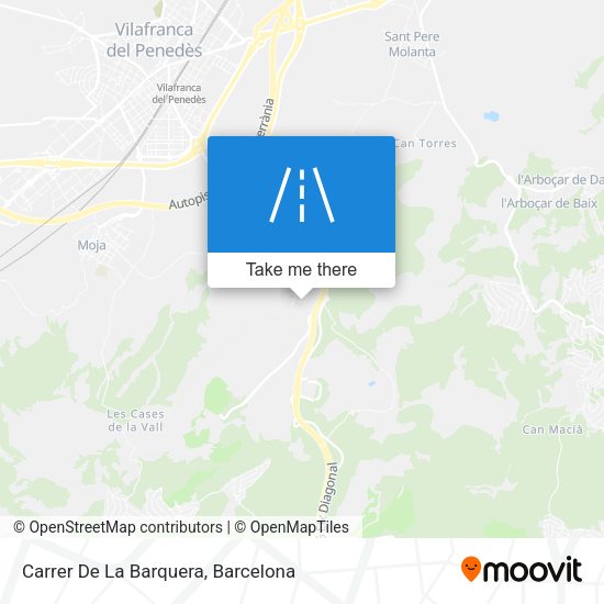 Carrer De La Barquera map