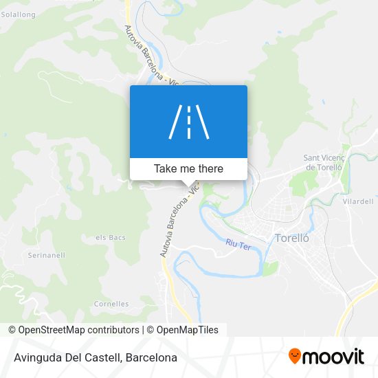 Avinguda Del Castell map