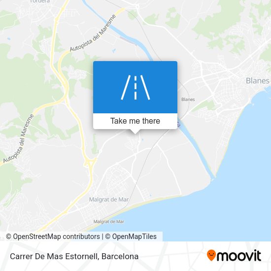 Carrer De Mas Estornell map