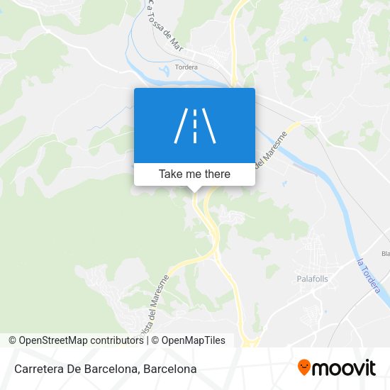 Carretera De Barcelona map