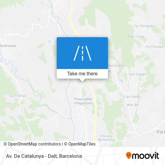 Av. De Catalunya - Dalt map