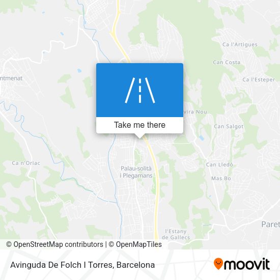 Avinguda De Folch I Torres map