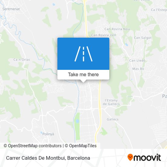Carrer Caldes De Montbui map