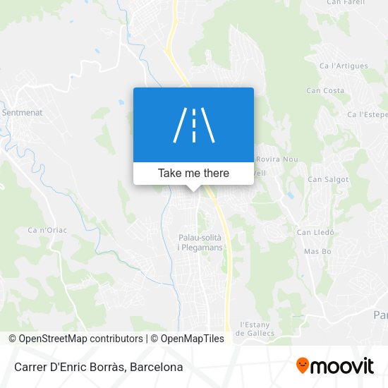 Carrer D'Enric Borràs map