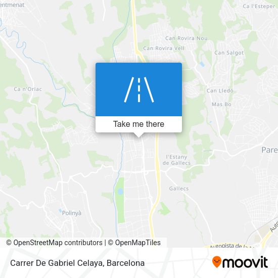 Carrer De Gabriel Celaya map