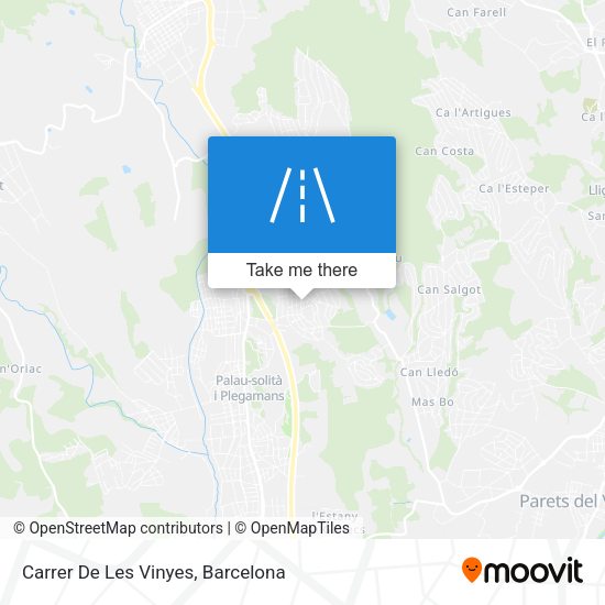 Carrer De Les Vinyes map