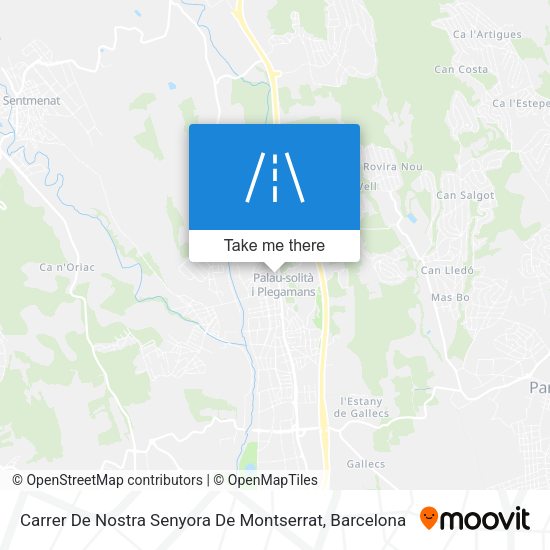 Carrer De Nostra Senyora De Montserrat map