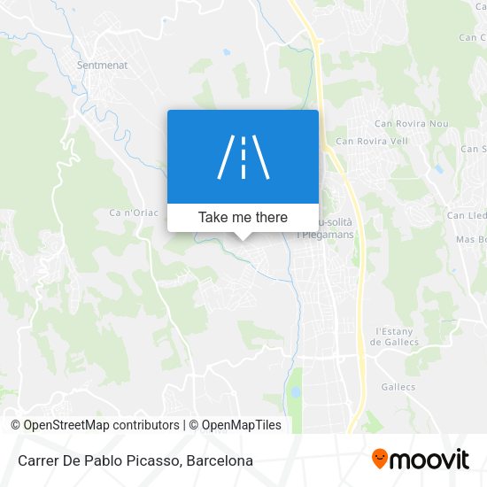 Carrer De Pablo Picasso map