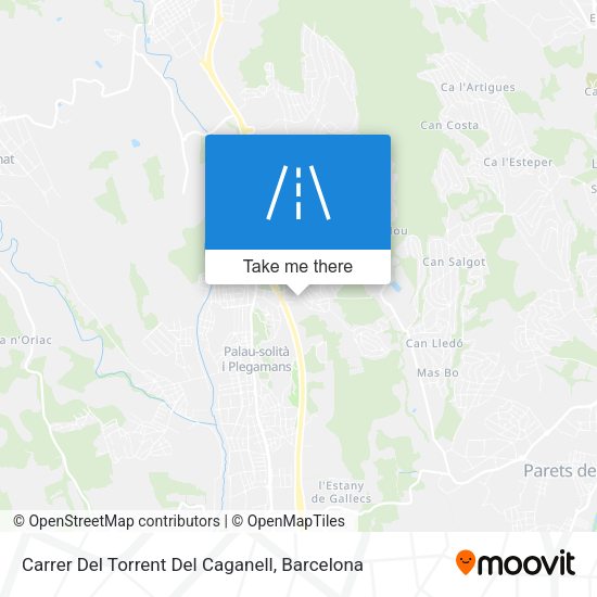 Carrer Del Torrent Del Caganell map