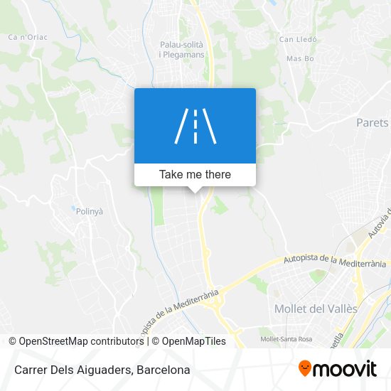 Carrer Dels Aiguaders map
