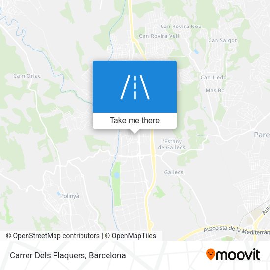 Carrer Dels Flaquers map