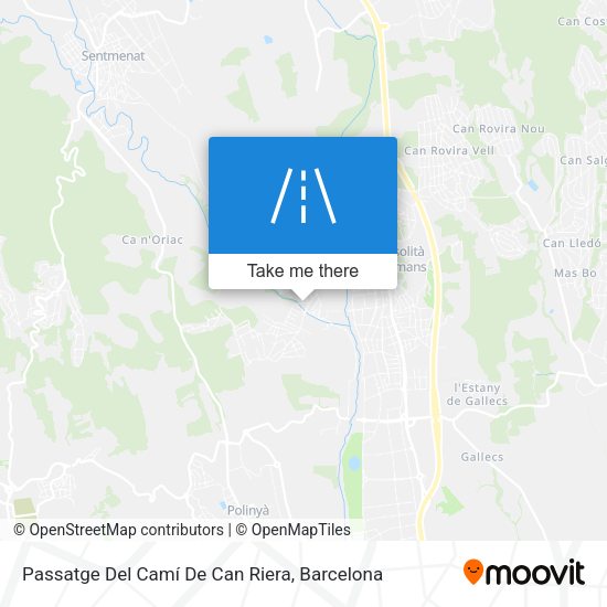 Passatge Del Camí De Can Riera map