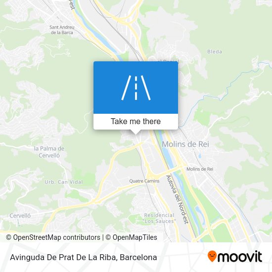 Avinguda De Prat De La Riba map