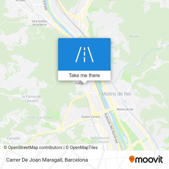 Carrer De Joan Maragall map