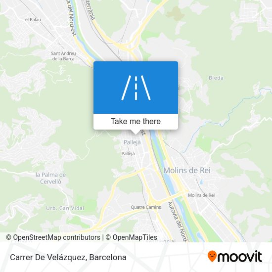 Carrer De Velázquez map