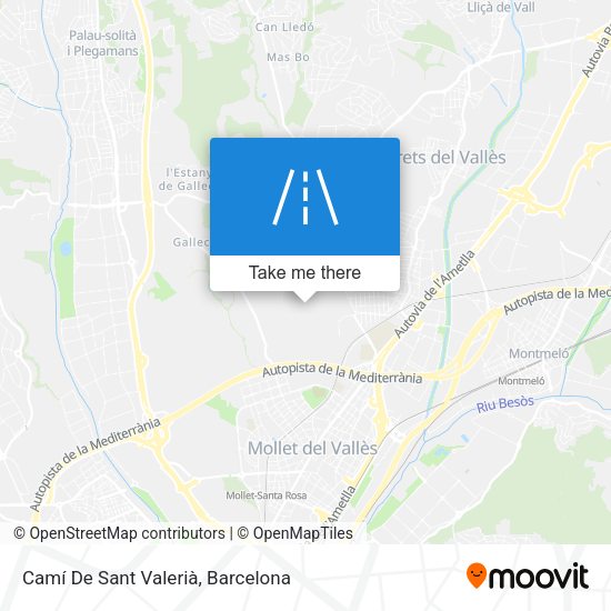 Camí De Sant Valerià map