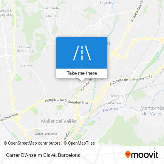 Carrer D'Anselm Clavé map