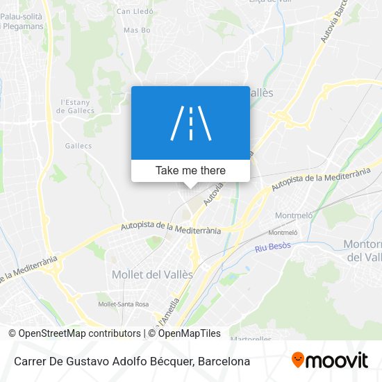 Carrer De Gustavo Adolfo Bécquer map