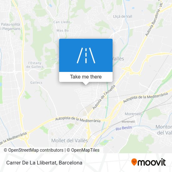 Carrer De La Llibertat map