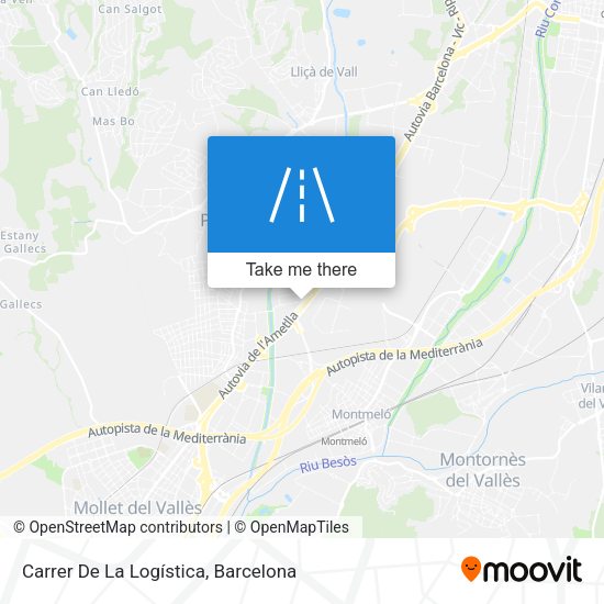Carrer De La Logística map