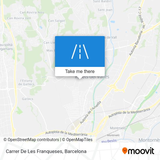 Carrer De Les Franqueses map