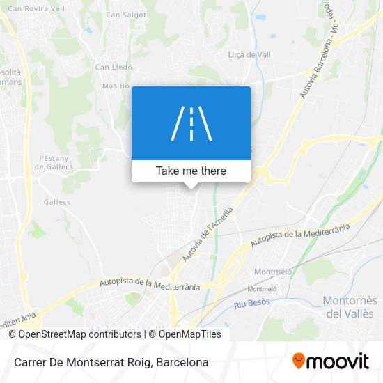 Carrer De Montserrat Roig map