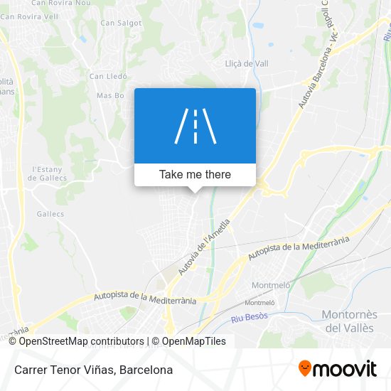 Carrer Tenor Viñas map
