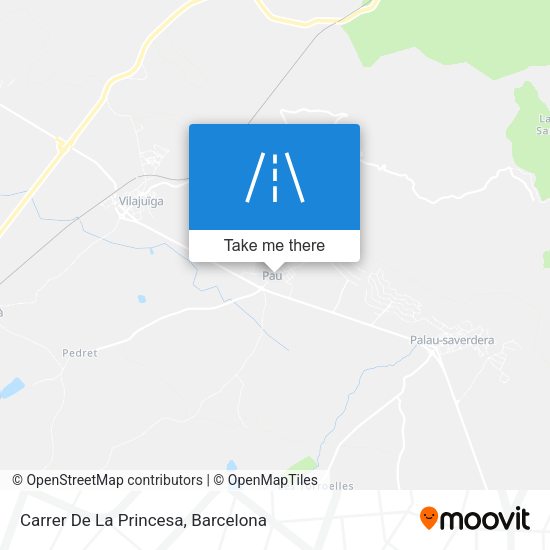 Carrer De La Princesa map