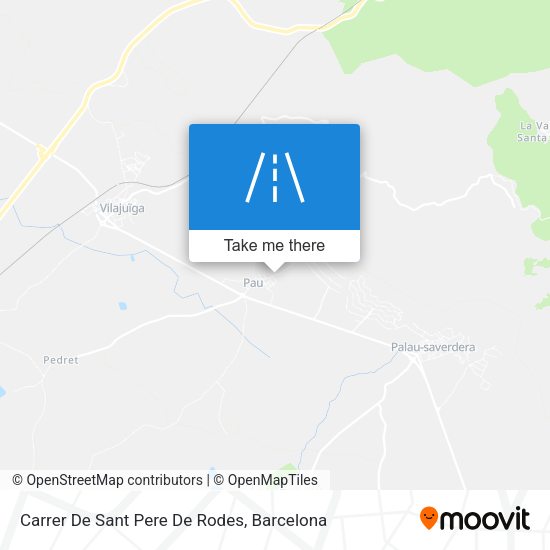 Carrer De Sant Pere De Rodes map