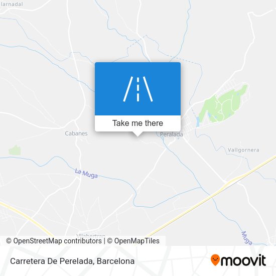 Carretera De Perelada map
