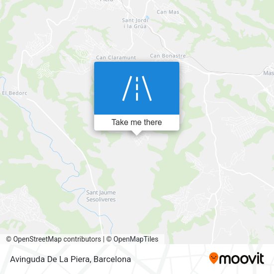 Avinguda De La Piera map