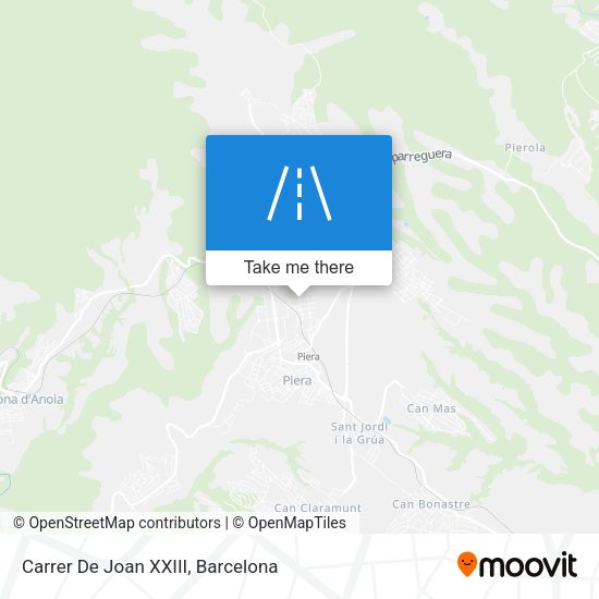 Carrer De Joan XXIII map