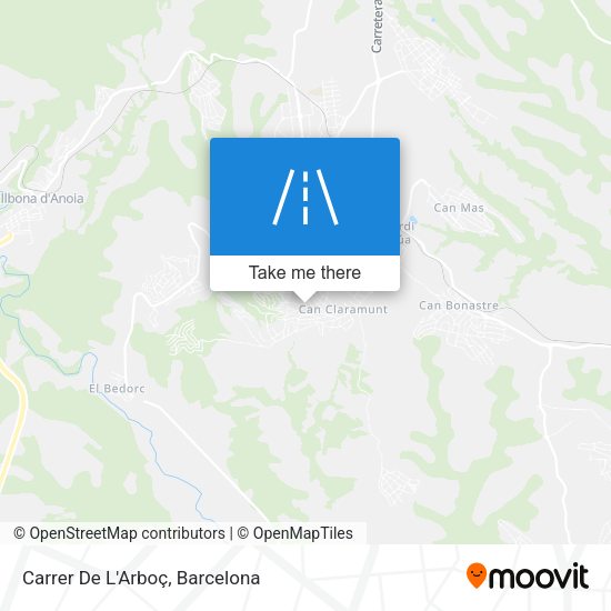 Carrer De L'Arboç map