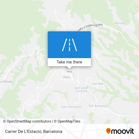 Carrer De L'Estació map