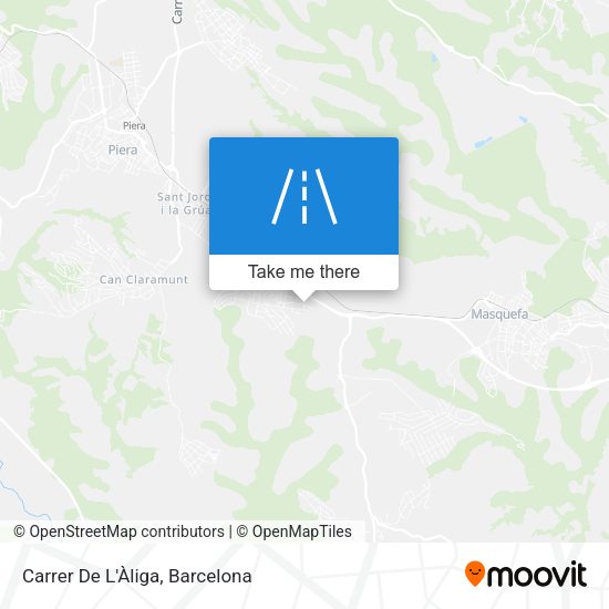 Carrer De L'Àliga map
