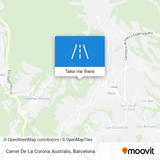 Carrer De La Corona Australis map