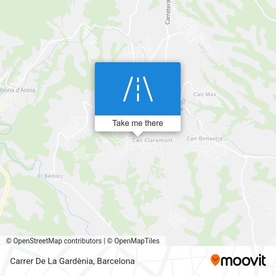 Carrer De La Gardènia map