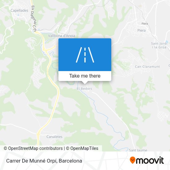 Carrer De Munné Orpí map