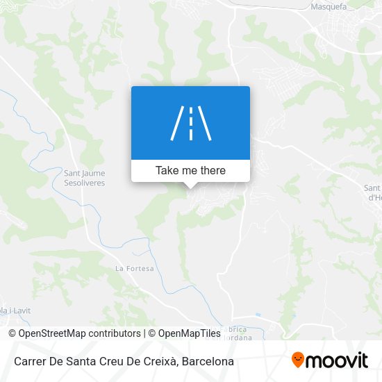 Carrer De Santa Creu De Creixà map