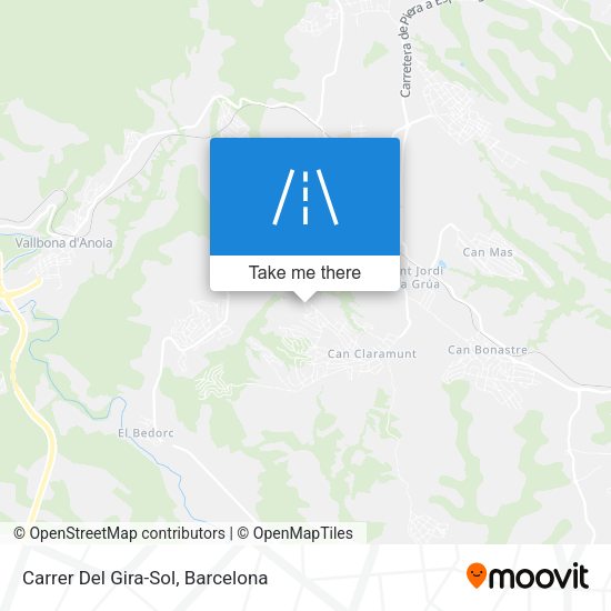 Carrer Del Gira-Sol map