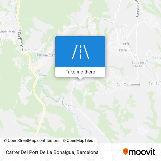 Carrer Del Port De La Bonaigua map