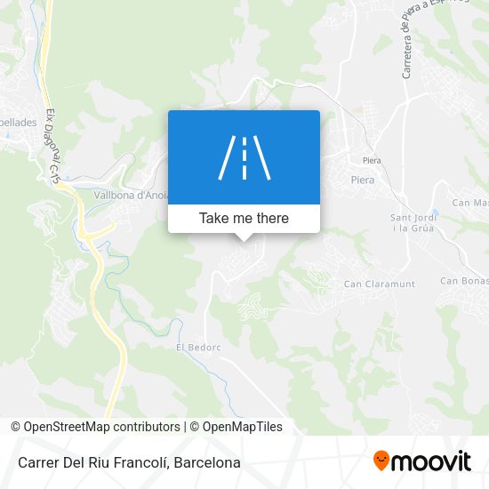 Carrer Del Riu Francolí map