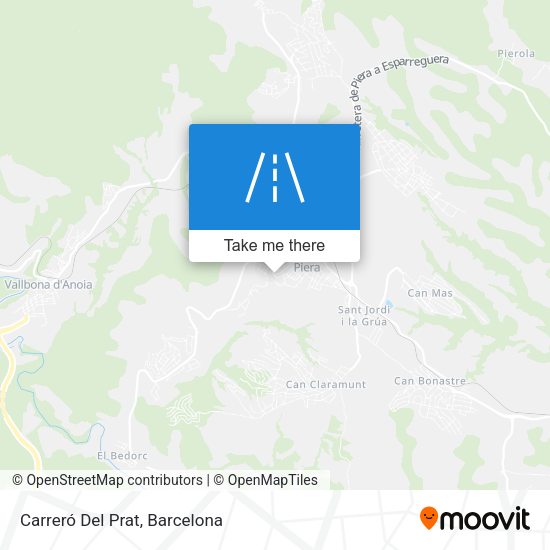 Carreró Del Prat map