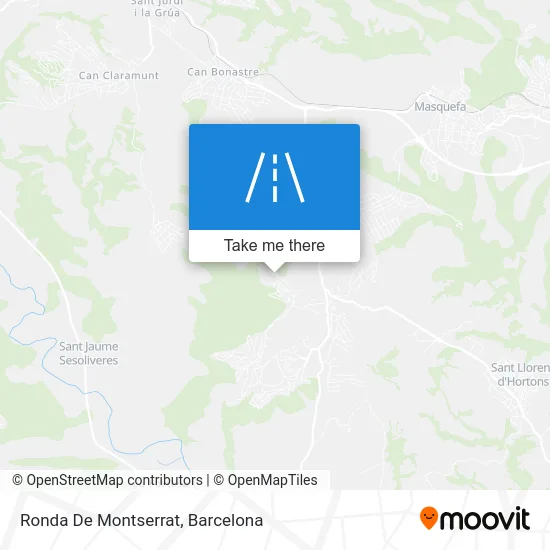 Ronda De Montserrat map